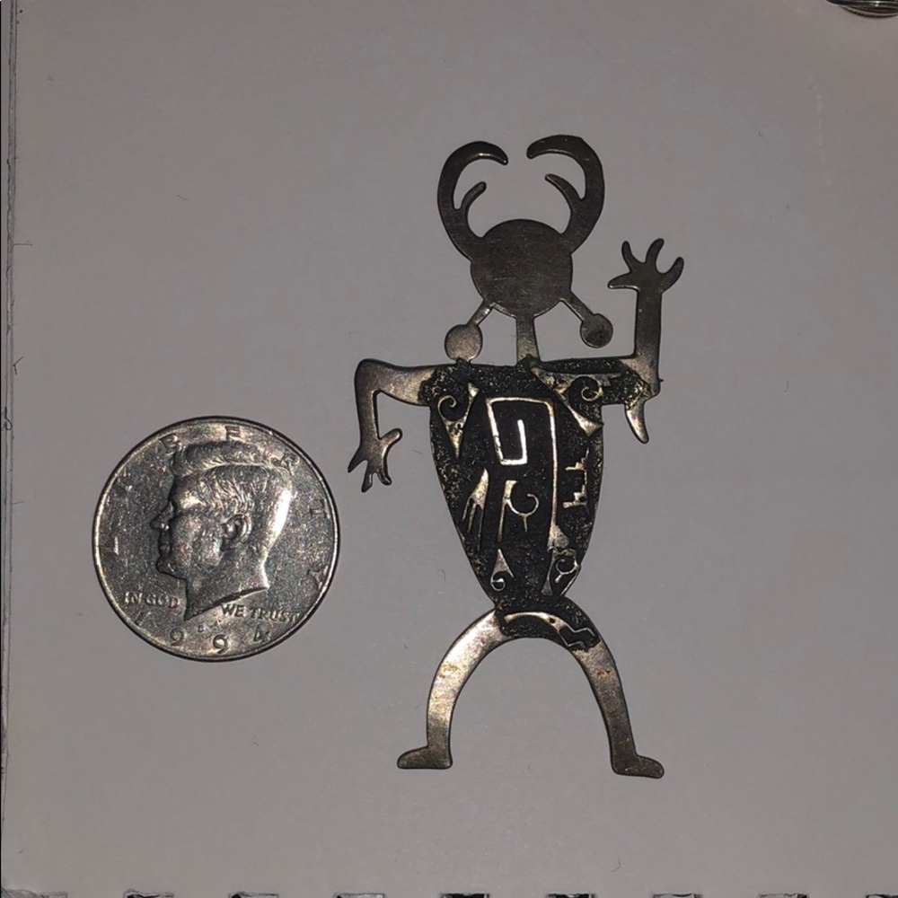 Sterling silver Native American made pin